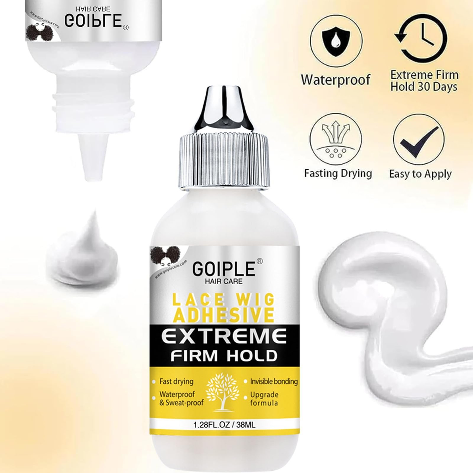 Lace Melting Spray for Glueless Wigs – Essentials Kit with Lace Front Wig Glu…