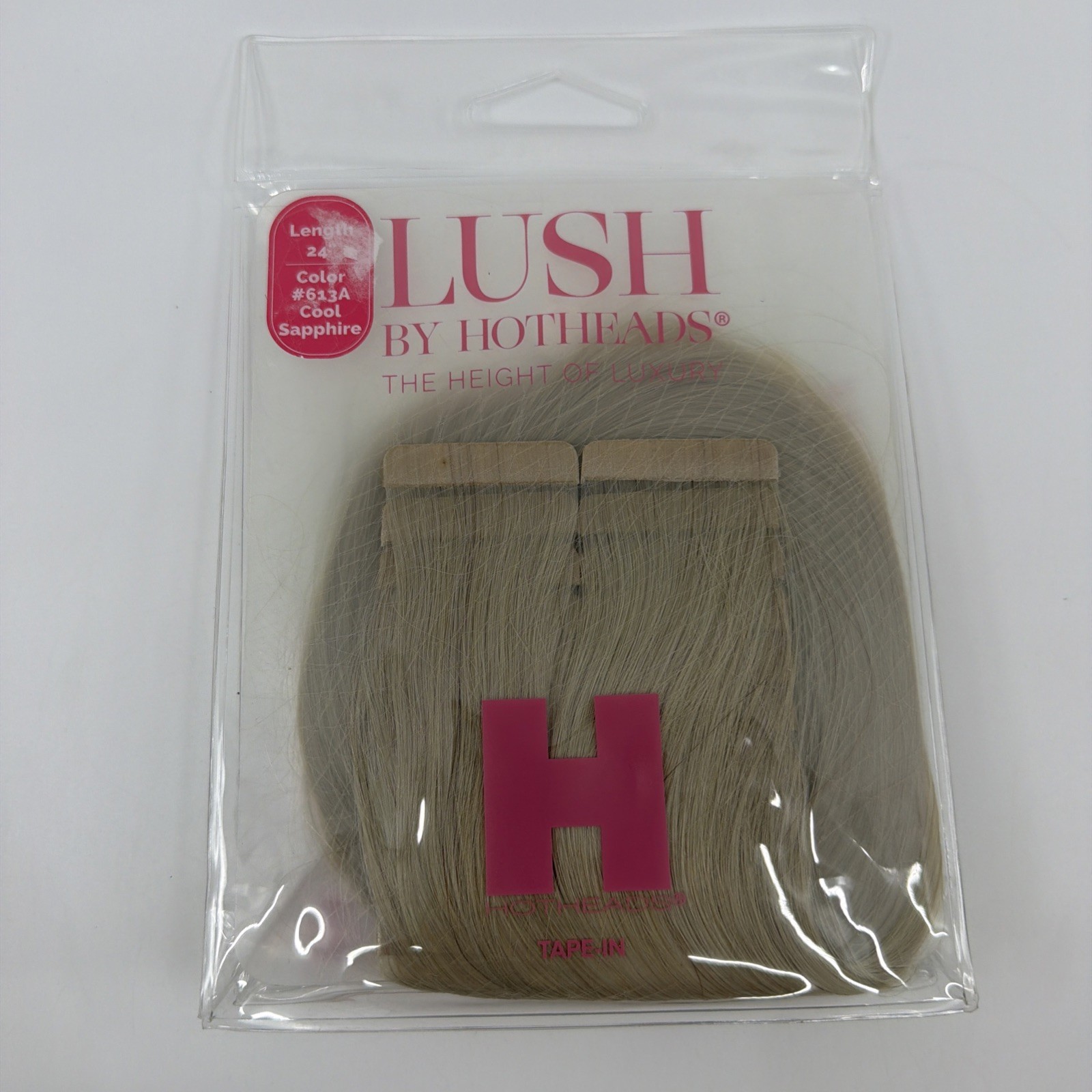 Hotheads Tape In Extensions LUSH Originals 24” 20 Pieces Cool Sapphire #613A New