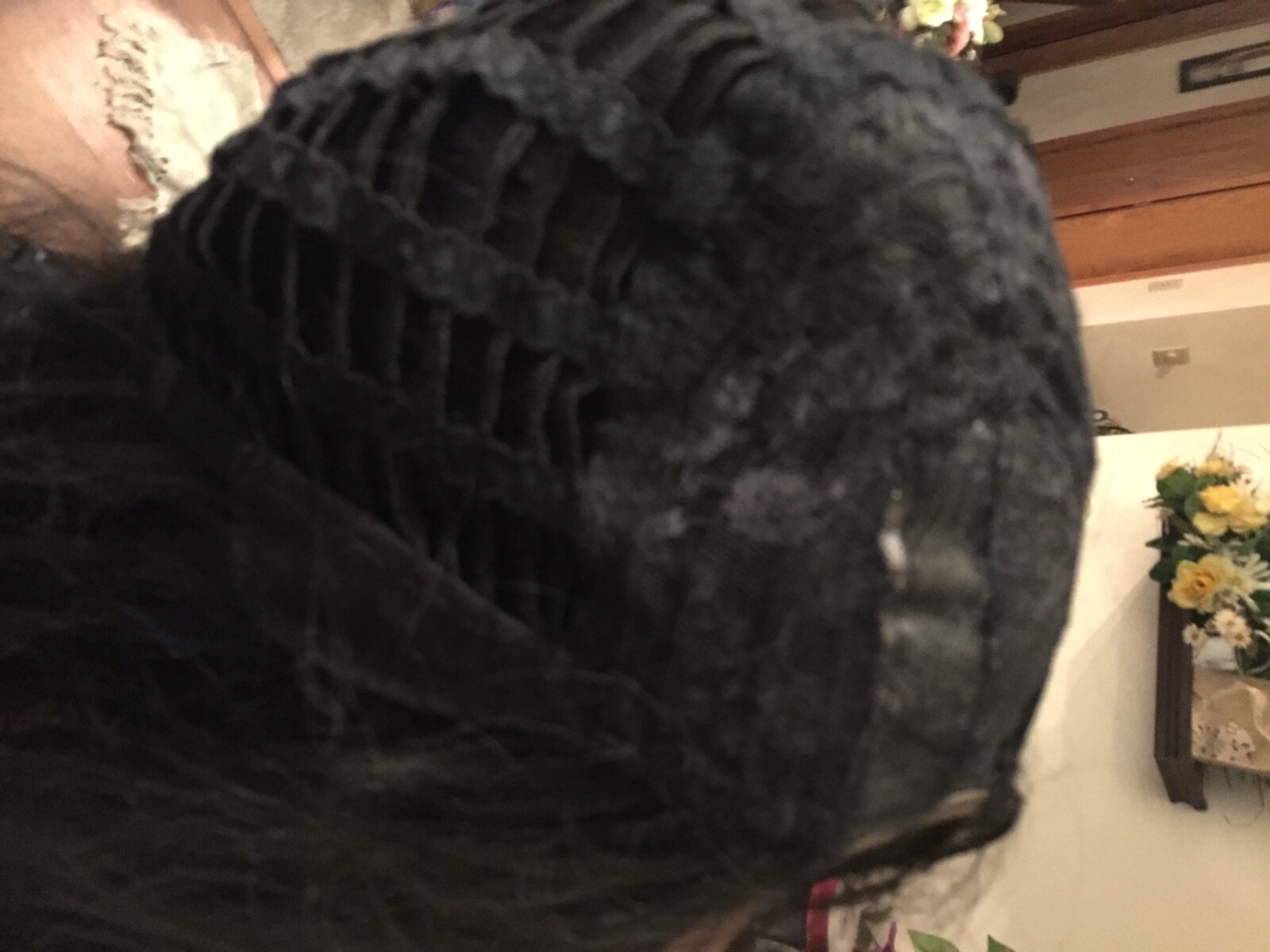 A Full Body, Flowing, Long, Dark Wig for A Very Low Price!