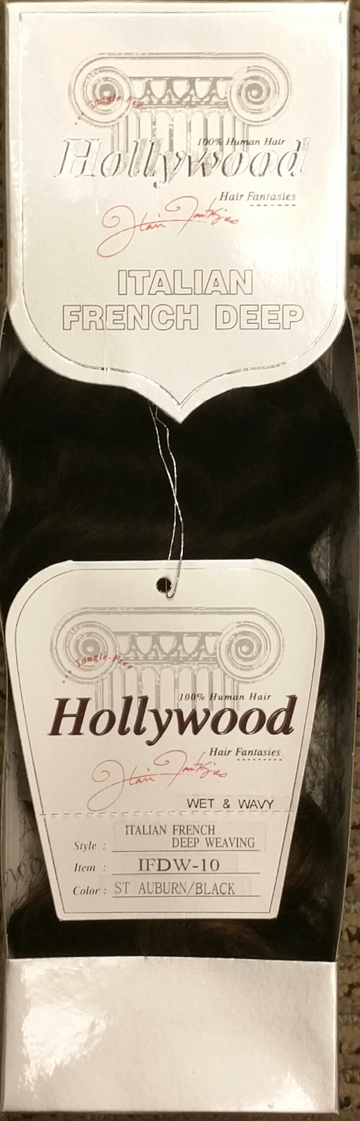 Hollywood 100% Human Hair for Weaving – ITALIAN FRENCH DEEP II – closeout sale!!
