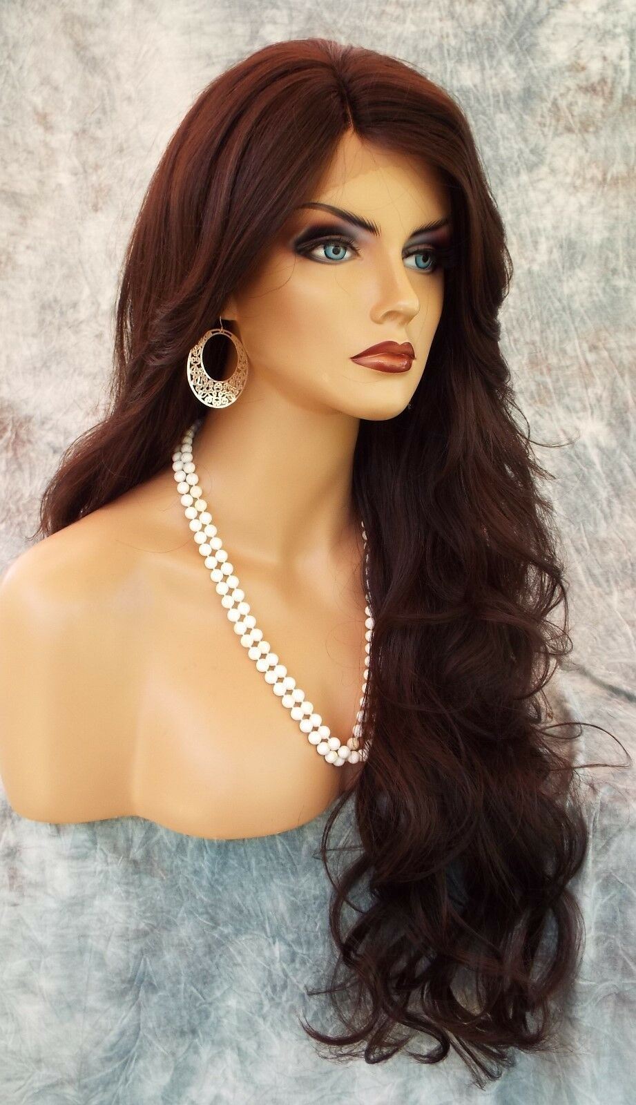 LACE FRONT LACE PIN W/PART CURLY LAYERED #4 GORGEOUS SEXY NEW US SELLER 1003