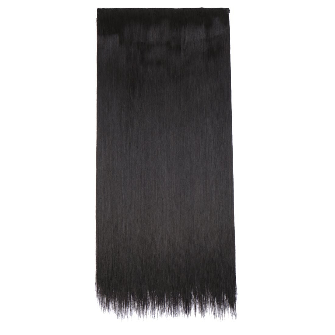 Gorgeous 30” Clip-in Hair Extensions in Natural Black – 5 Secure Clips
