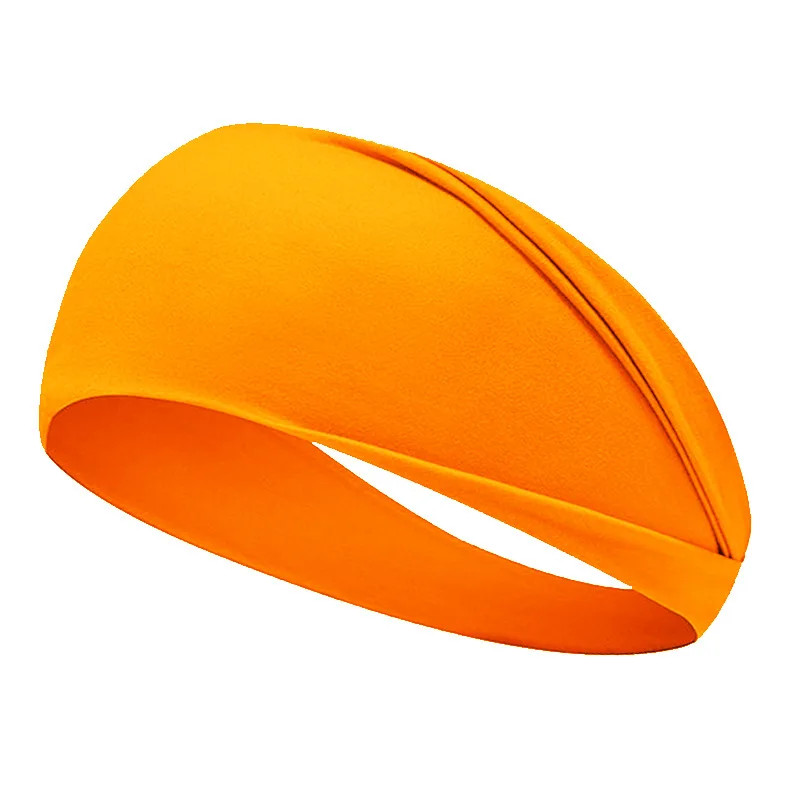Fluorescent Sport Headband Yoga Sweat Absorbing Wide Elastic Hairband