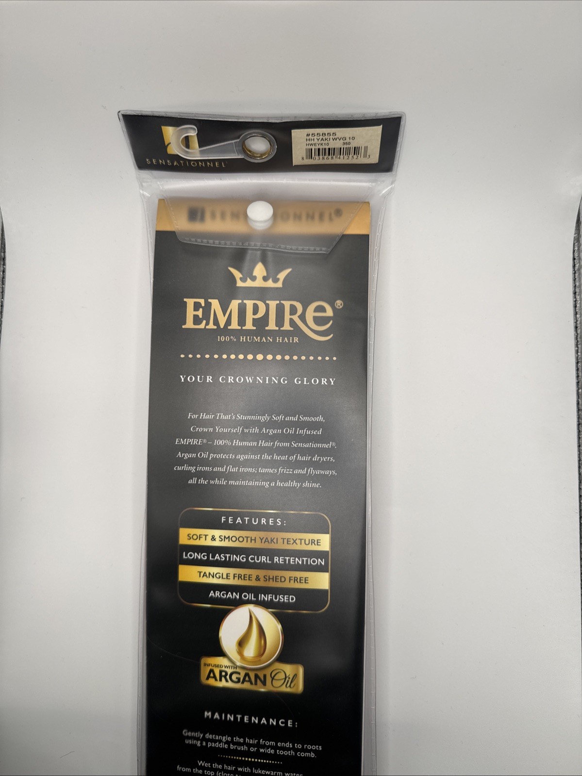 Sensationnel Empire 100% Hh Human Hair Yaki 10” Color 613