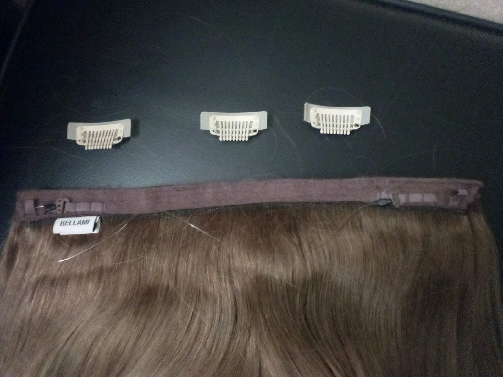 Bellame Instant Volume Halo Hair Extensions Kit 140g 12″-16″ White Mocha…