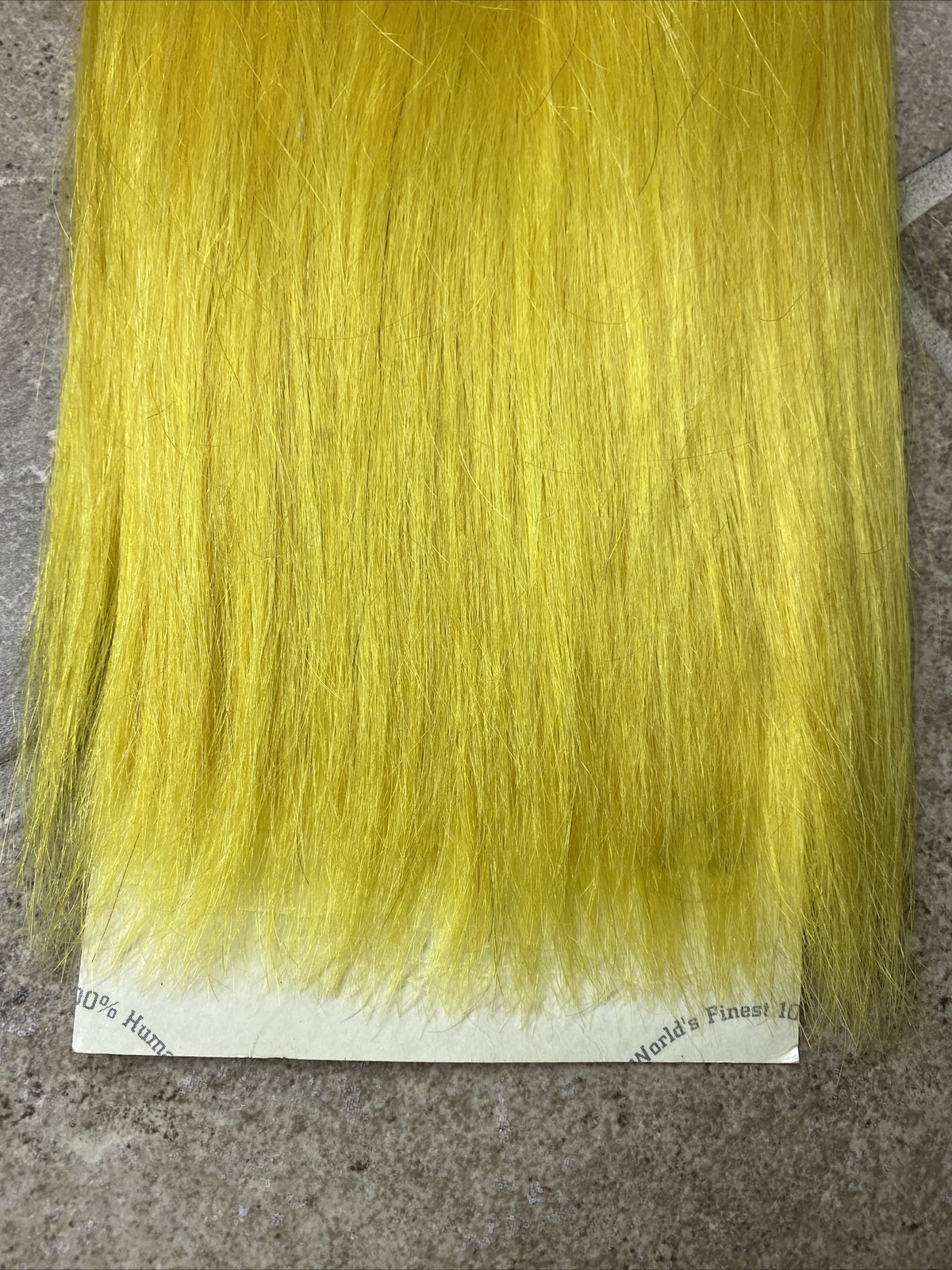 Shake N Go Milkyway 10” Color Yellow 100% Human Hair European WEAVE