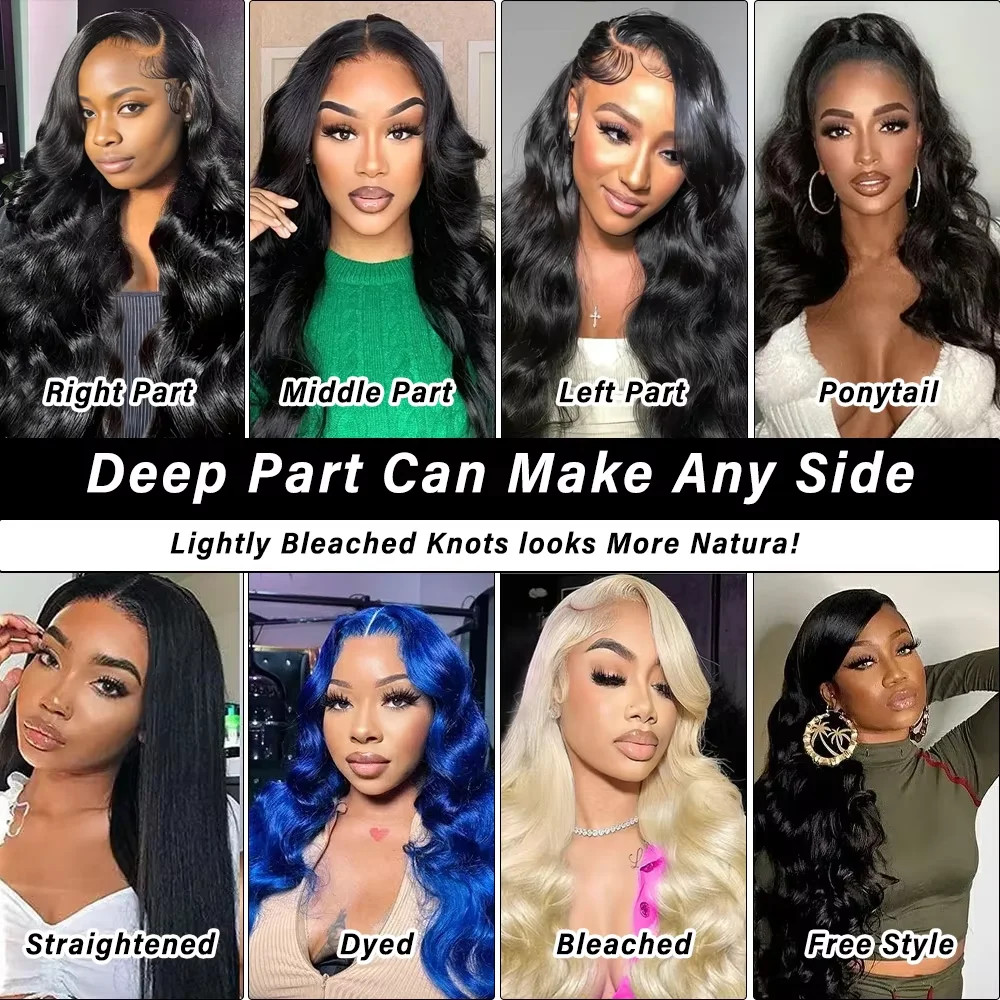 Body Wave 13×6 HD Lace Frontal Wigs Brazilian 13×4 HD Human Hair Wig For Women