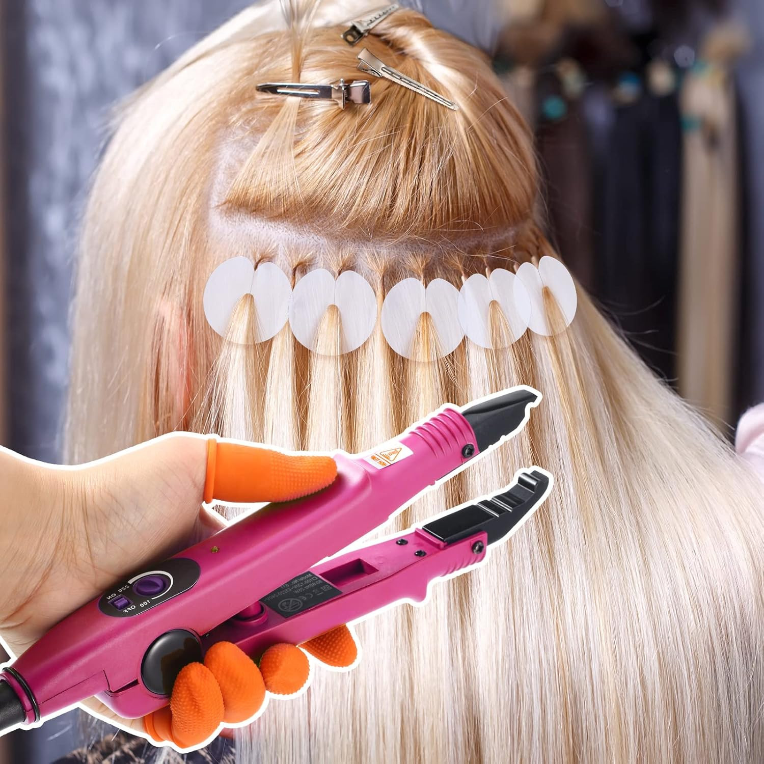 Hair Extensions Iron Fusion Keratin Hair Extensions Heat Tool Heat Connector Wan