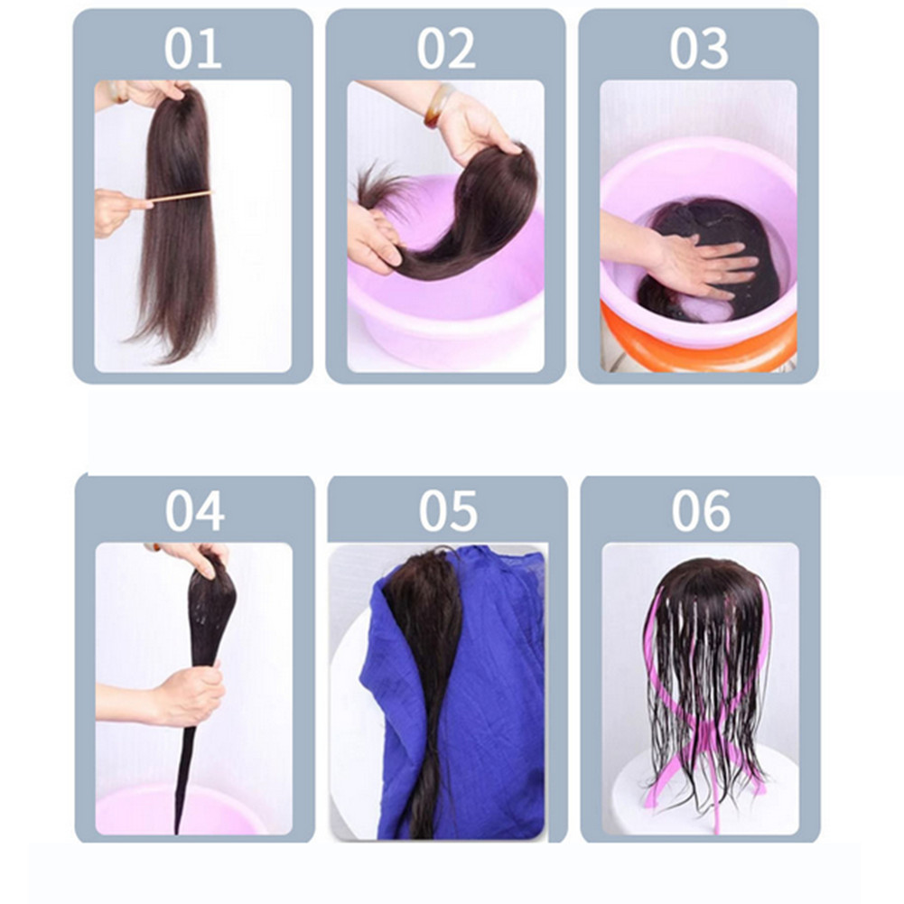 Short Fluffy Curly Wavy Clip In Human Hair Toppers For Thin Hair Top Replacement