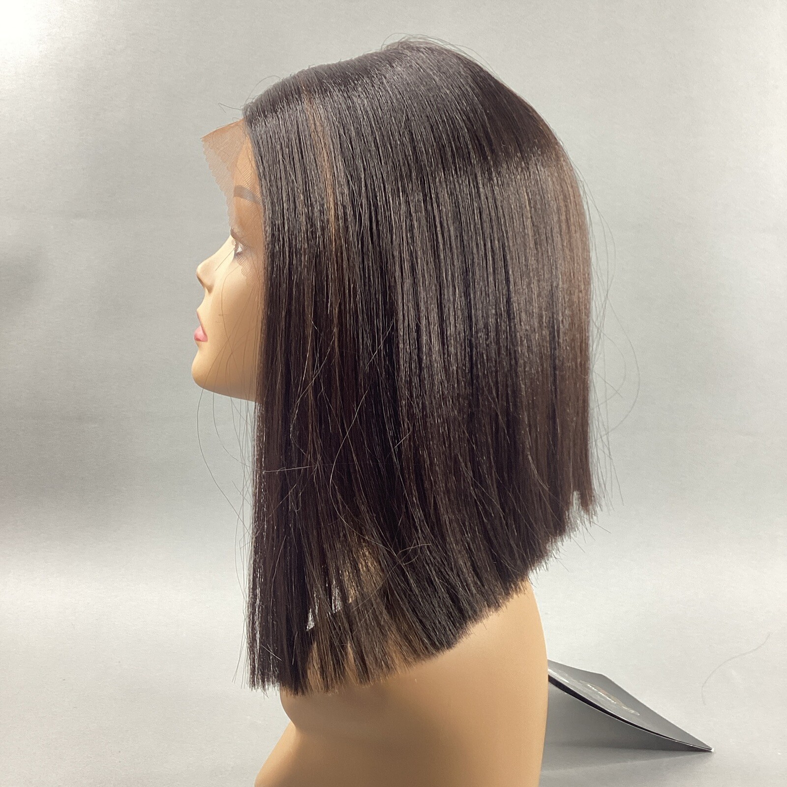 PLW-Selena Short Straight #F4/30 Brown Honey Remi Quality Lace Wig Curl Safe