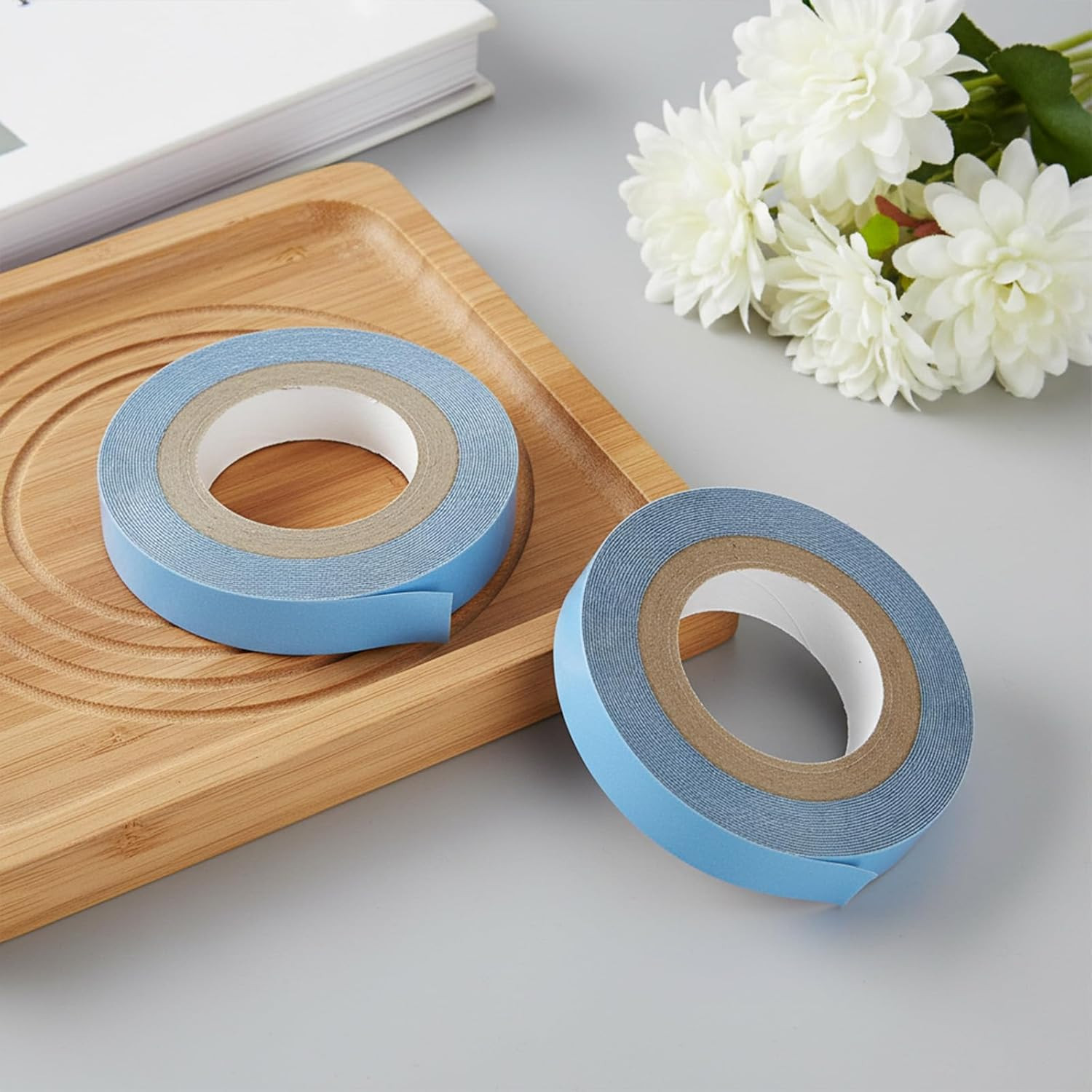 Double Sided Extension Tape Blue Roll Ultra Hold Waterproof Wig Tape 2 Pack