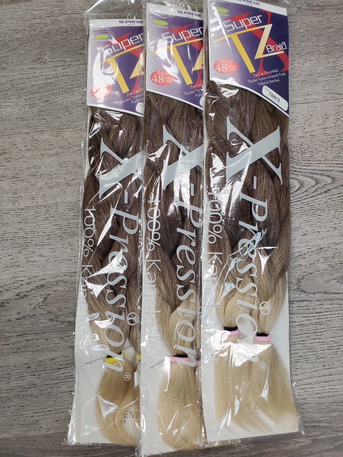 Supreme Super X TZ 2 Bundle 48” Synthetic Hair 100% Kanekalon [PACK OF 3]