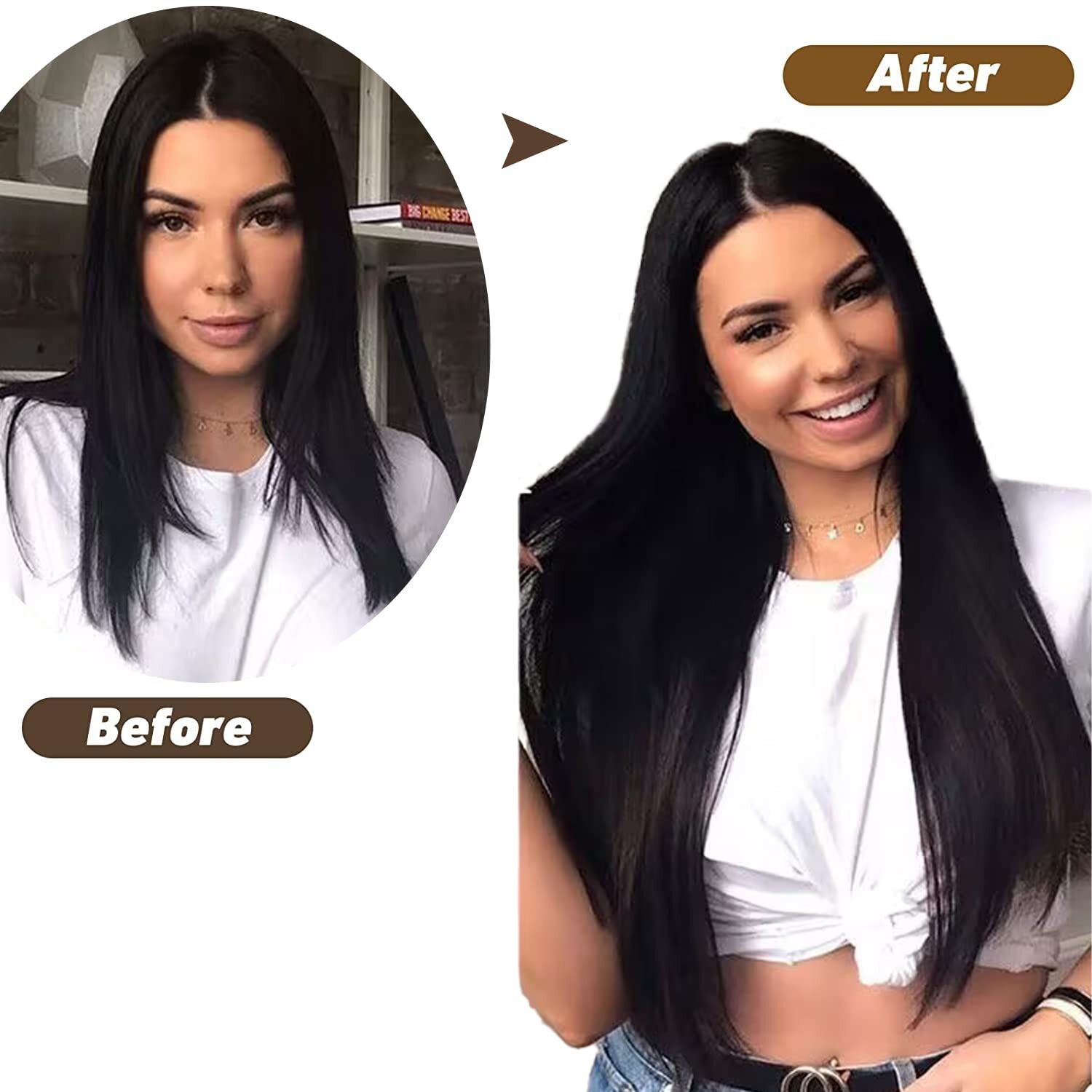 CLEARANCE Nail U Tip Human REAL Remy Hair Extensions Pre Bonded Keratin 1G 0.5G