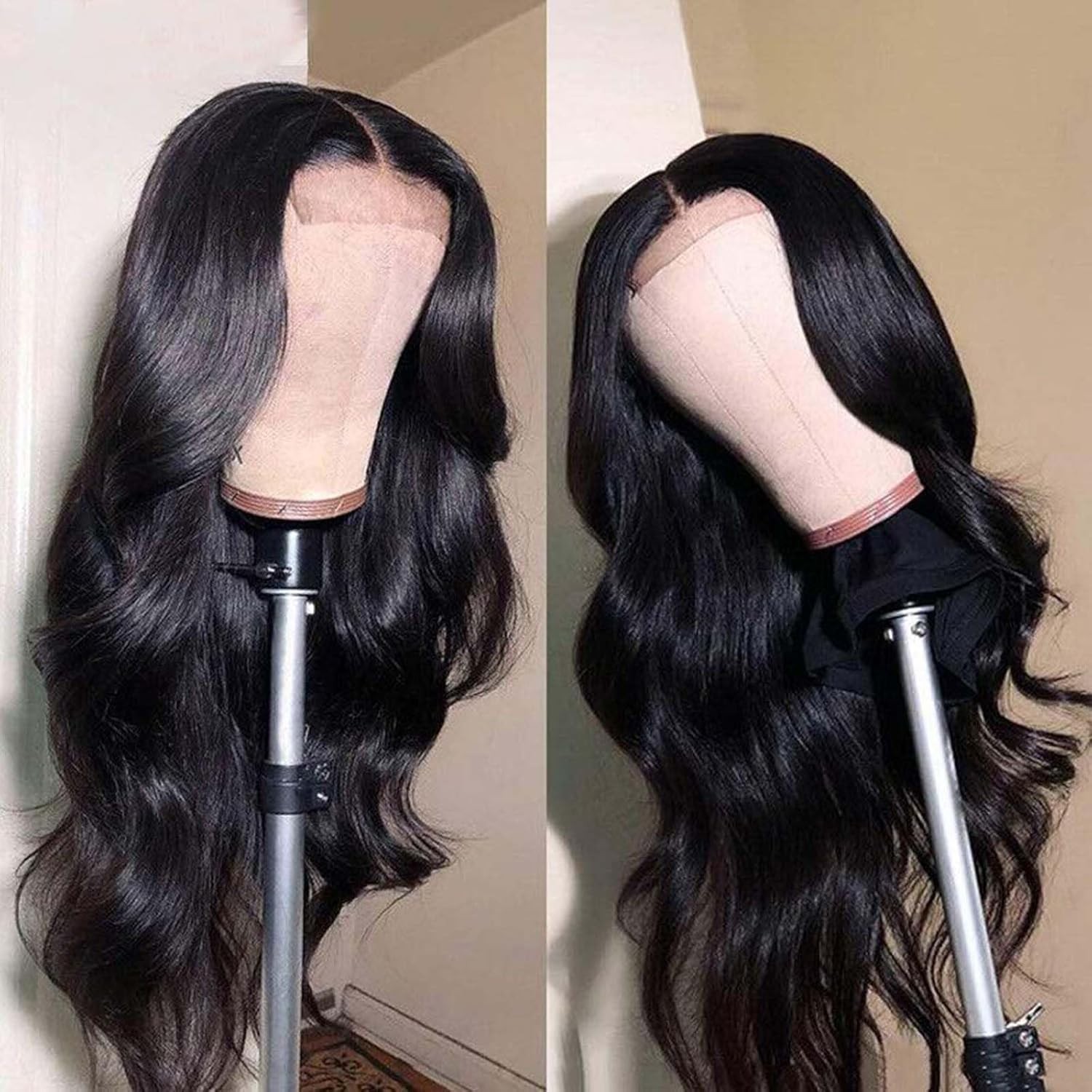 Stogedest 4X4 Hd Lace Closure Wigs Human Hair Body Wave 4X4 Lace Front Wig For