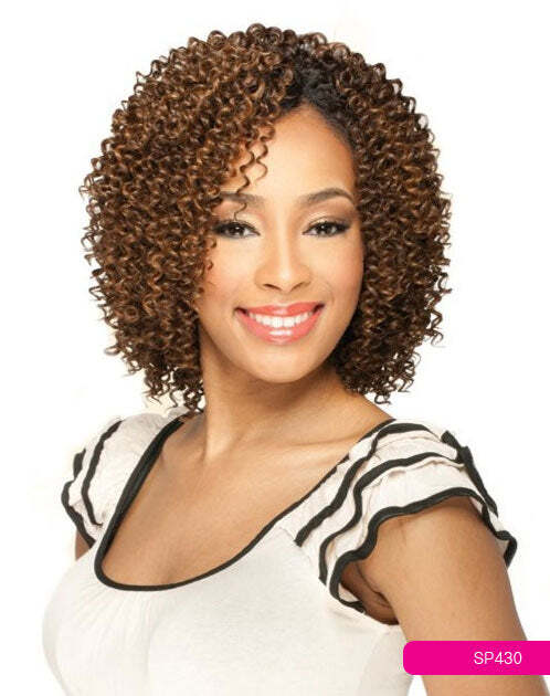 MilkyWay Que Shortcut Series Human Hair Blend Weave – JERRY CURL 3 PCS