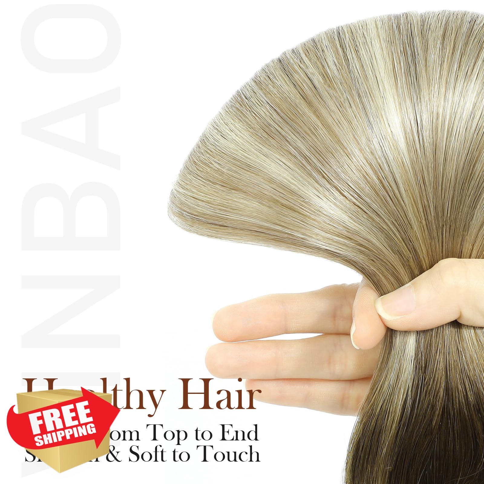 VINBAO 16 Inch 140g Ombre Clip Ins