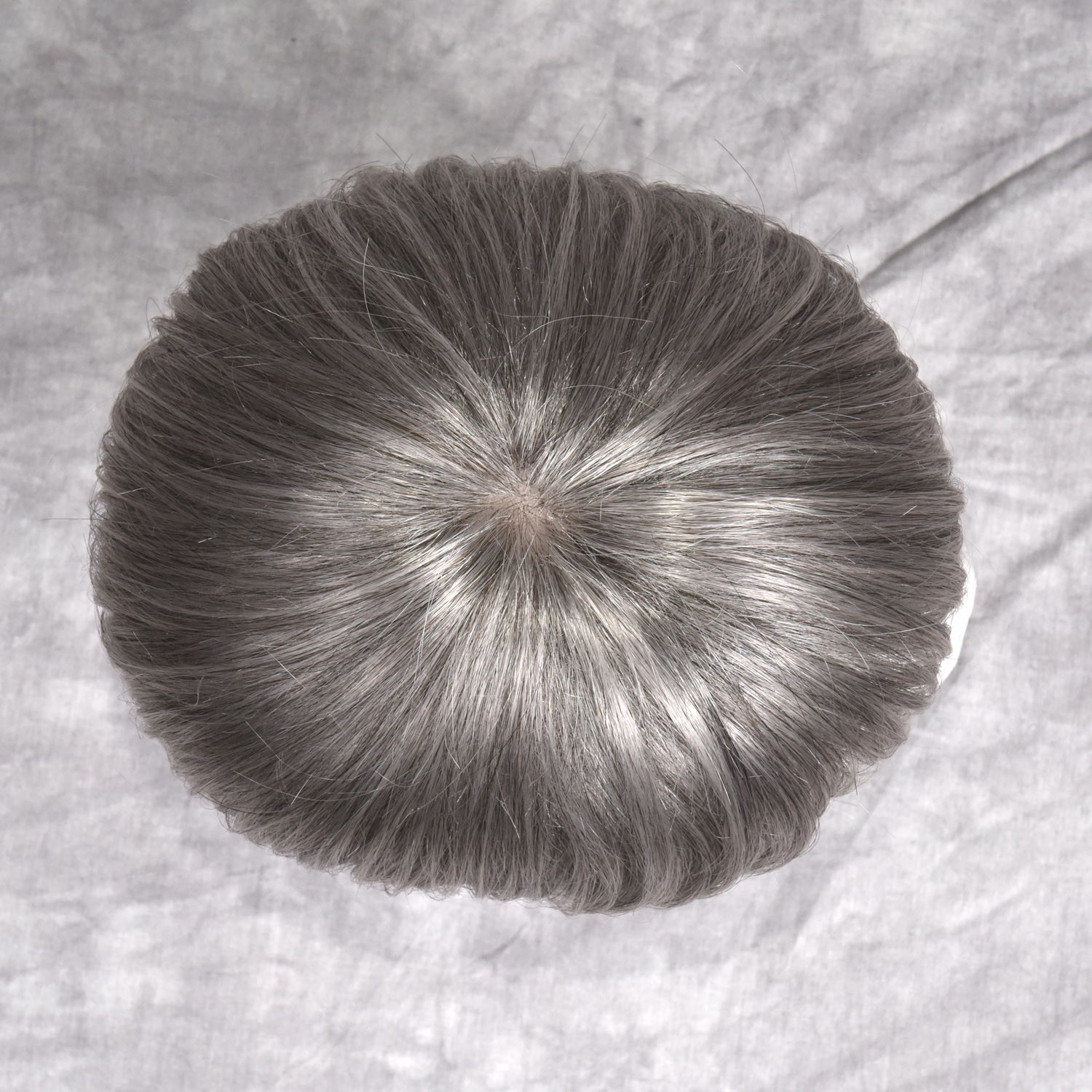Short Length WhisperLite Paula Young Topper Hair Piece Color 51 Salt and Pepper