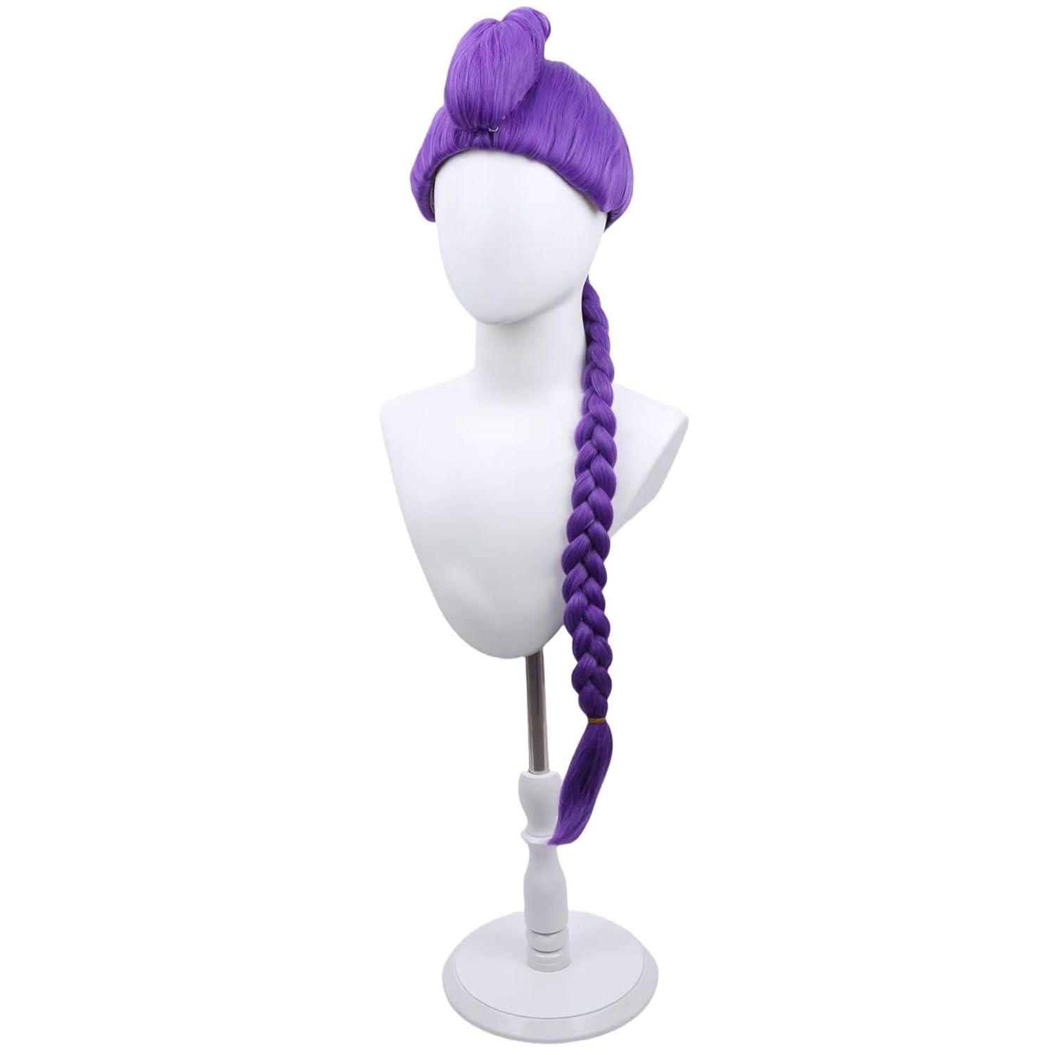 Long Purple Braid Wig Purple Braid Wigs for Kids Halloween Cosplay Costume Wigs