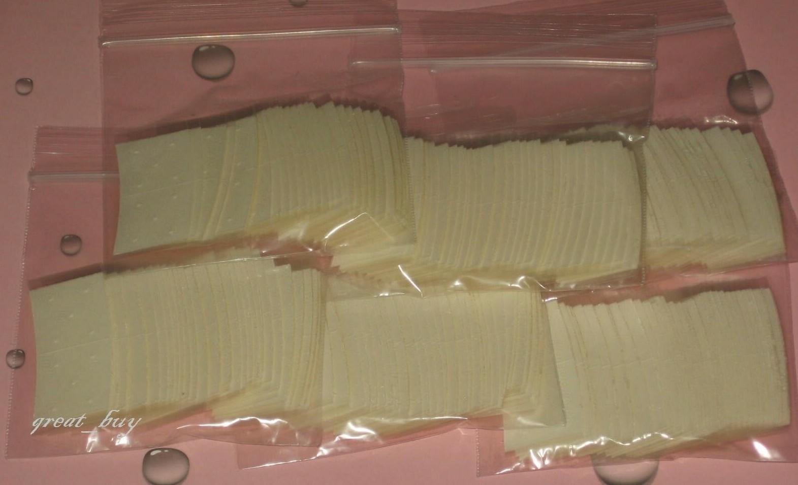 Air-Flex Bonding Adhesive 3/4″ X 1 1/2″ Mini-C Contour 216 Pcs Tape~Wigs&Toupee.