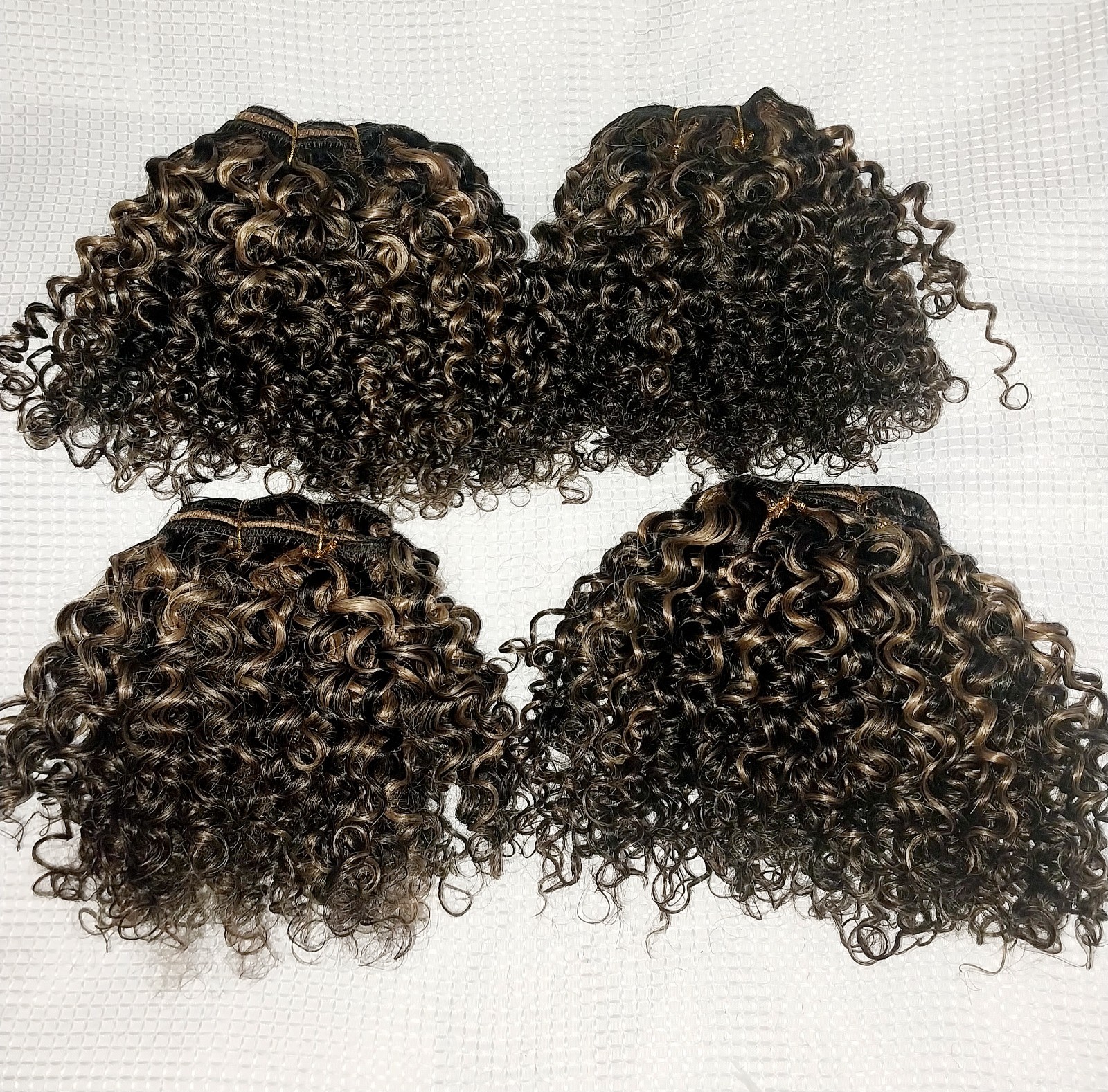 Jerry Curl | Human Hair 10 Inch| 4pc Bundles