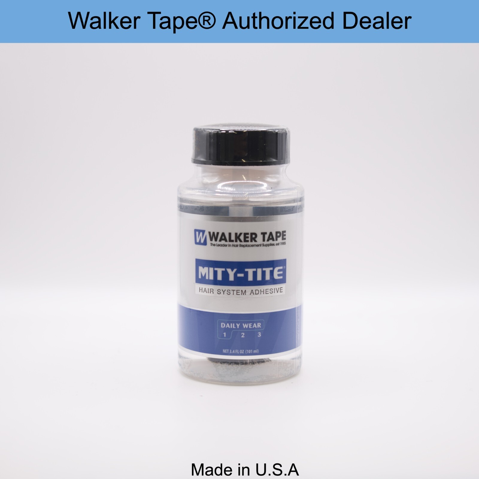 Walker Mity Tite Hair Adhesive, Brush On, Daily Wear Wigs& Toupee Glue Scalp
