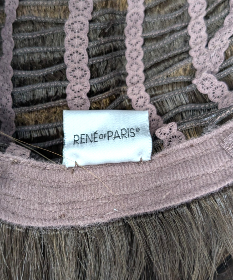 Rene of Paris Layered Bob Wig Lace Front Brown Coffee Latte Alexander Couture
