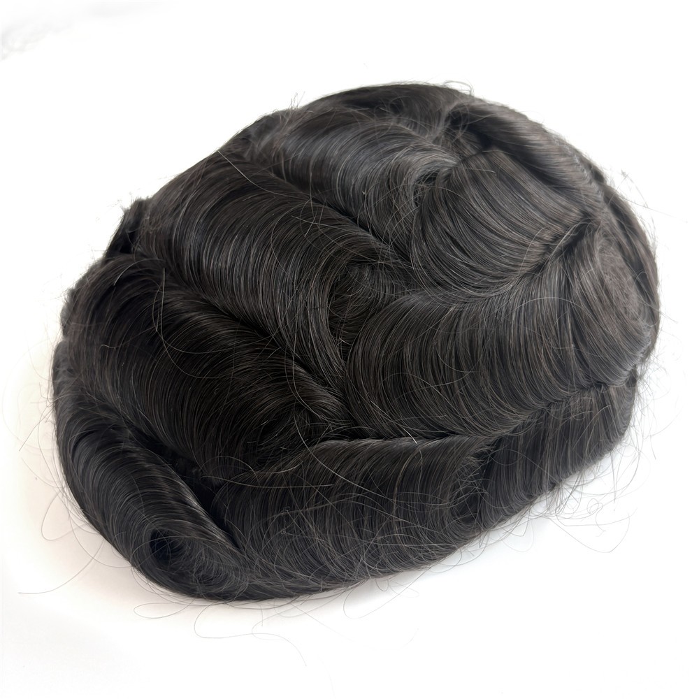 Men Toupee 10*8 Hair replacement system for Men Mono Lace Hair pieces Hair
