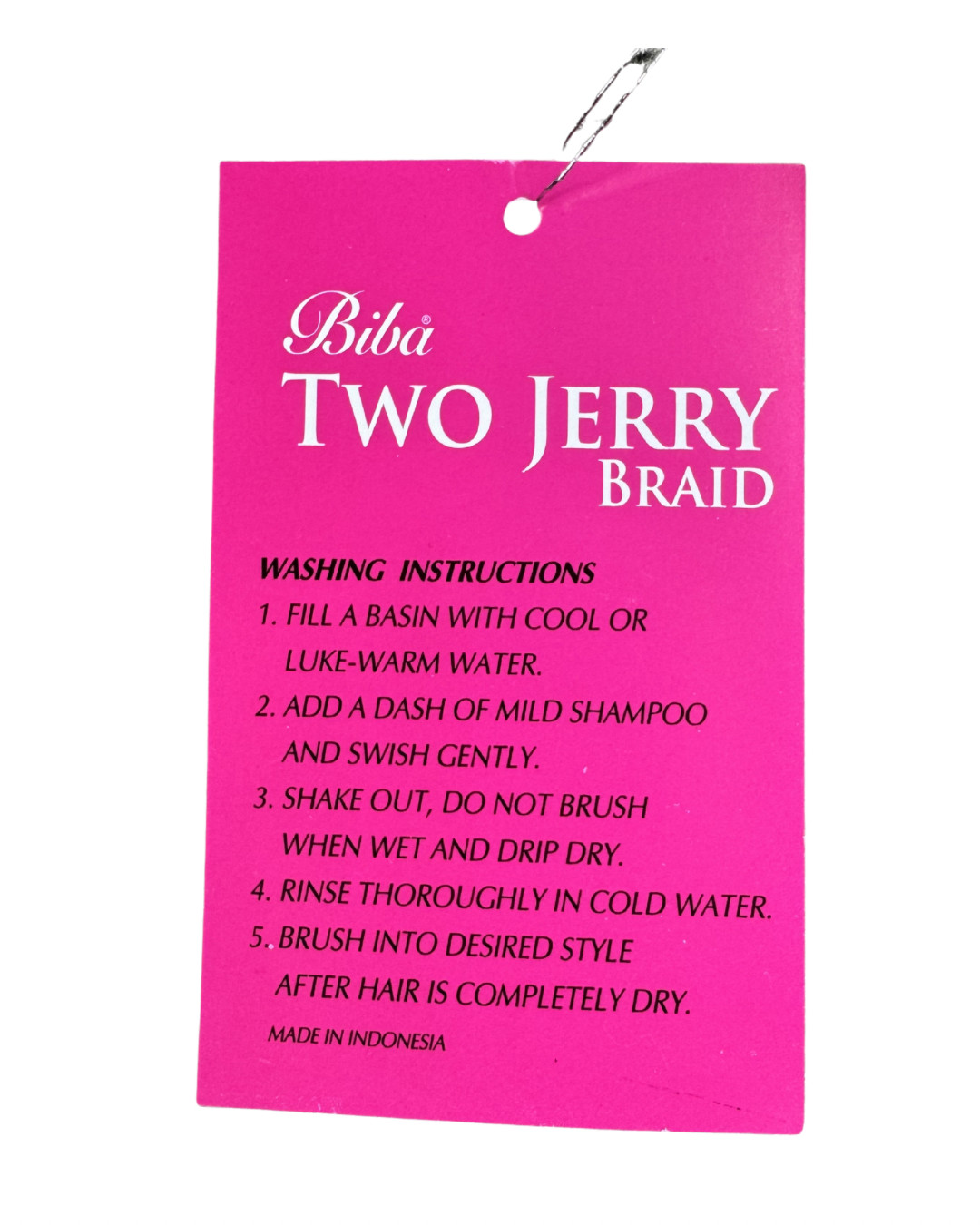 Biba Jerry Braid Hair 100% Kanekalon Fiber 16″ Stretched Curl Texture Braiding