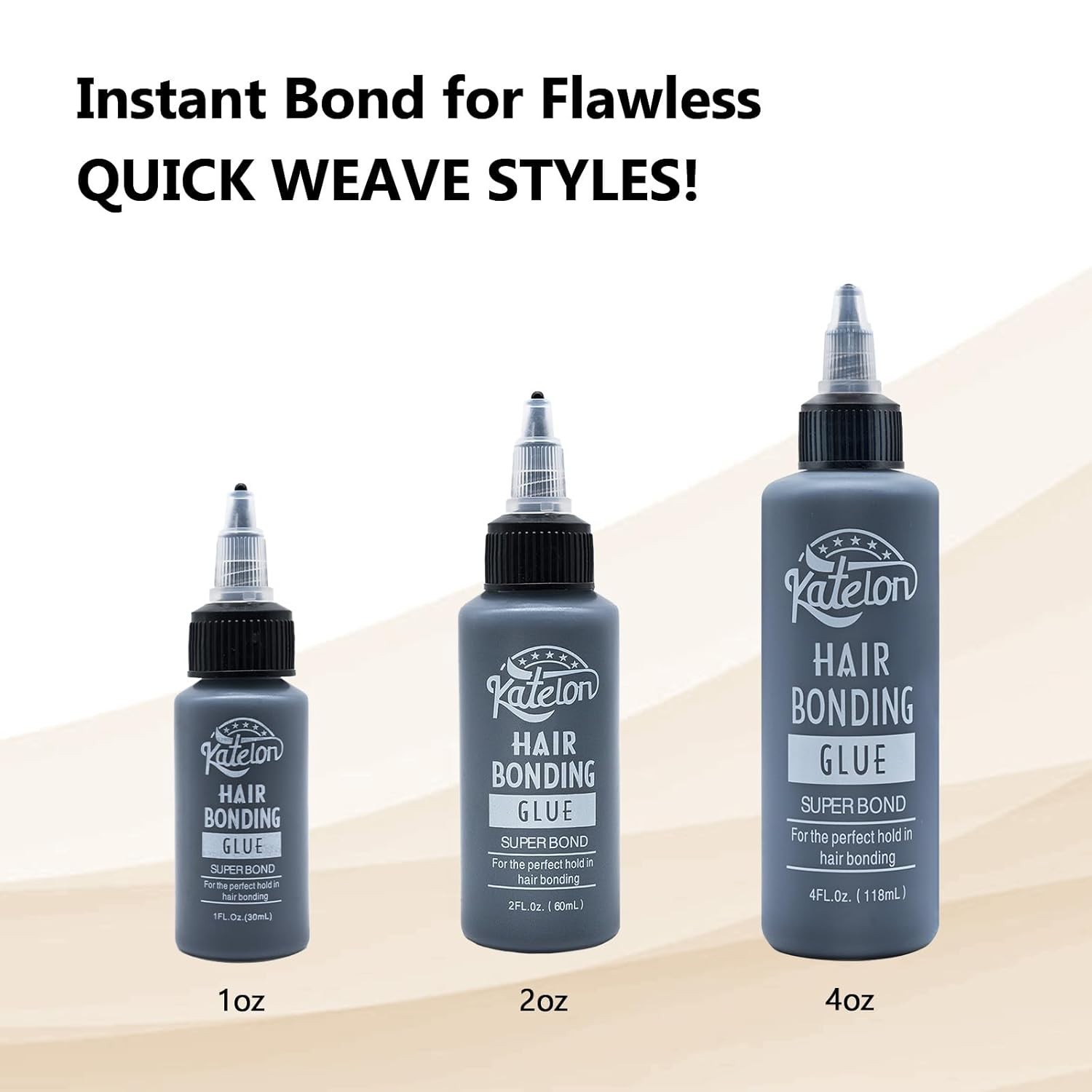 Professional Hair Glue 1oz – Strong Hold & Waterproof | Quick Weave & Extensions