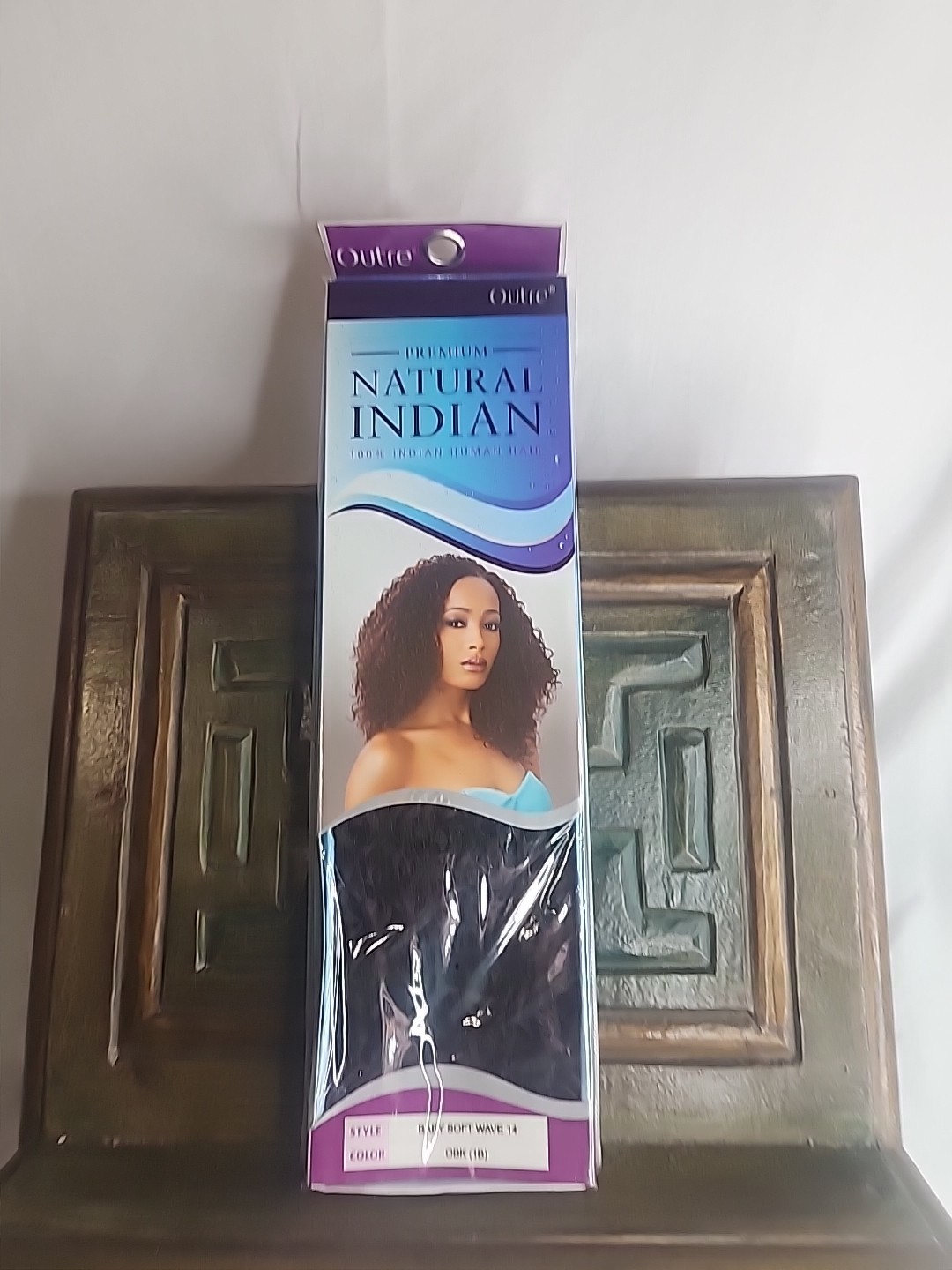 PREMIUM NATURAL INDIAN 100% HUMAN HAIR, OUTRE – Baby Soft Wave 14″. OBK (1b). O2