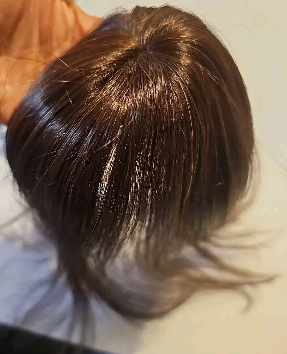 Tress Couture by Hotheads Clip on Volumizer Hair Extension 100% Remy Human Hair