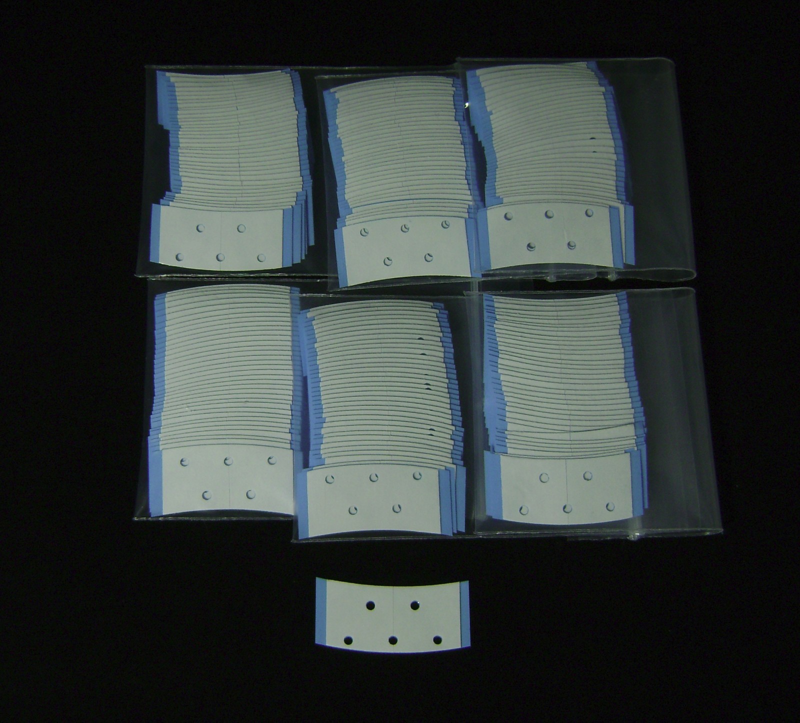 Extenda-Bond Mini C Tape 216 Pc Holes Lace Wig Toupee Hairpiece 6 Packs PRIVATE