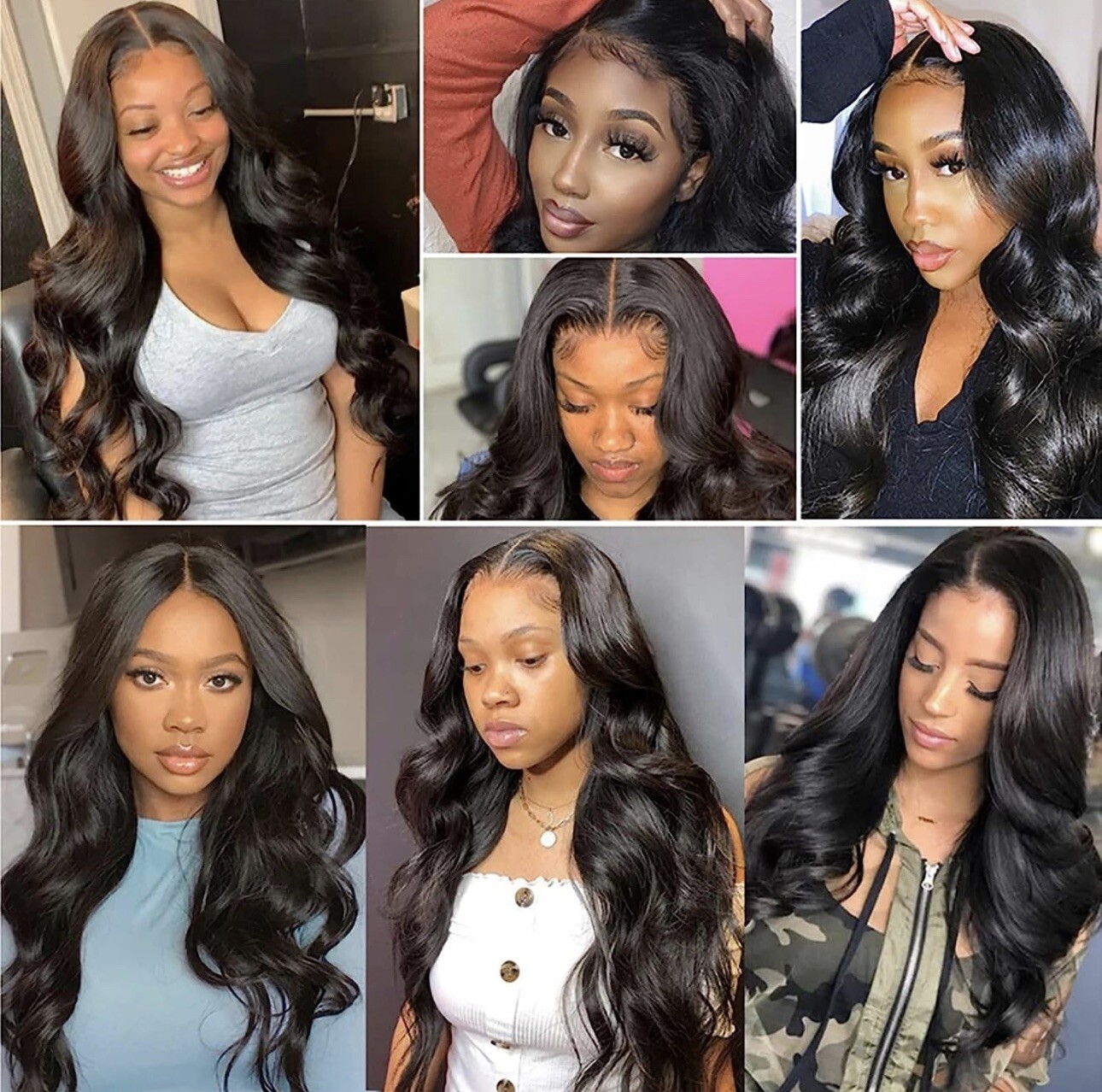 Beauhair Lace Front Wigs Human Hair 4×4 Closure Body Wave 150% Density 22in