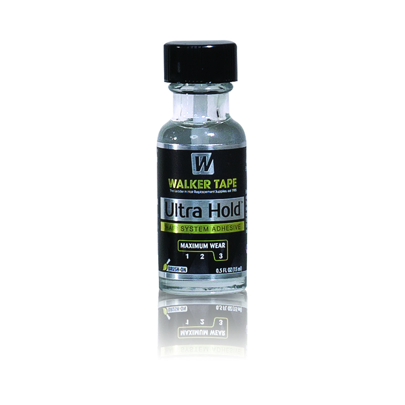 ULTRA HOLD LACE WIG ADHESIVE GLUE BY WALKER TAPE 0.5OZ WITH BRUSH