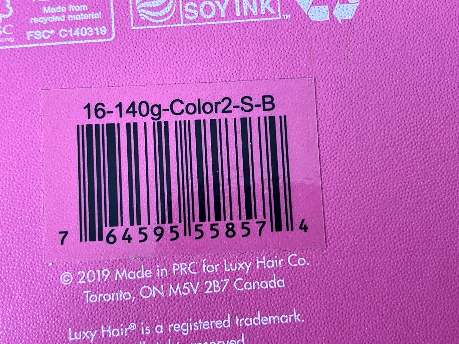 Luxy Seamless Hair Extensions 16in 140g Dark Brown NEW OPEN BOX