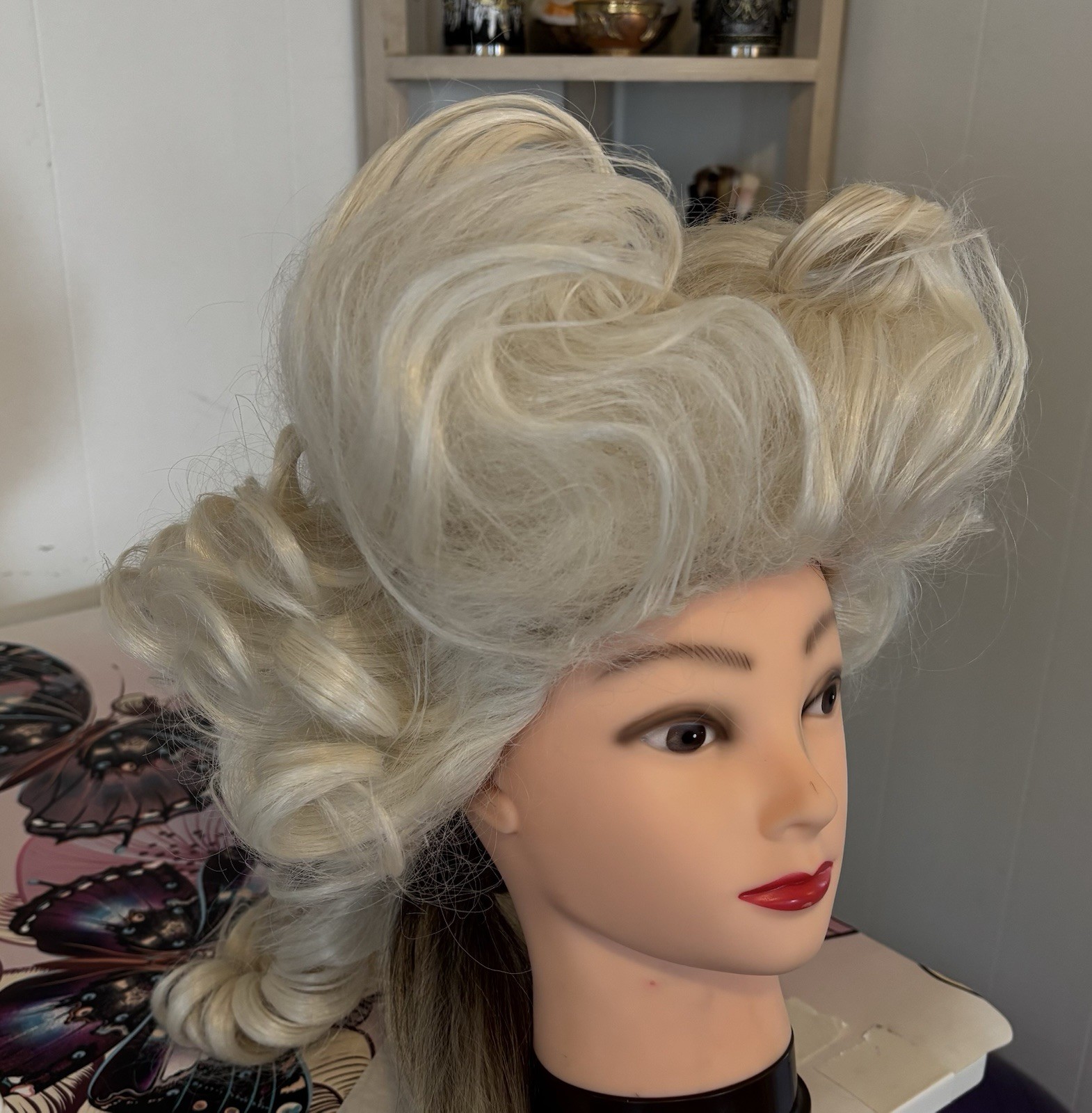 Marie Antoinette Wig Adult Fever Wigs with 2 Beige Wig Caps 1 Size