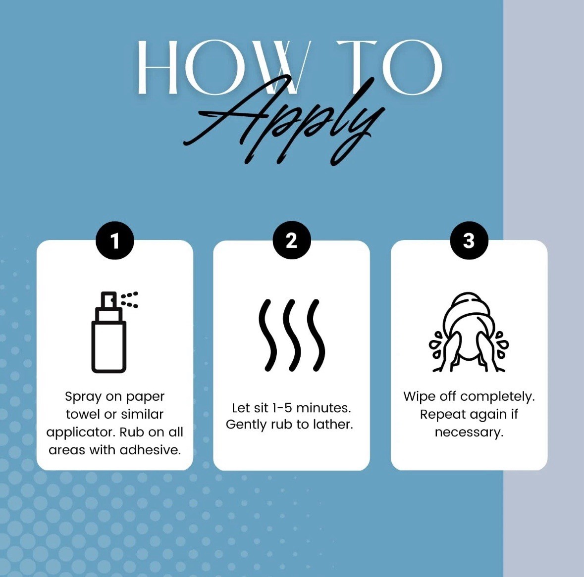 2 PACK Bold Hold Lace Remover High Performance Fast Acting 4 oz Spray