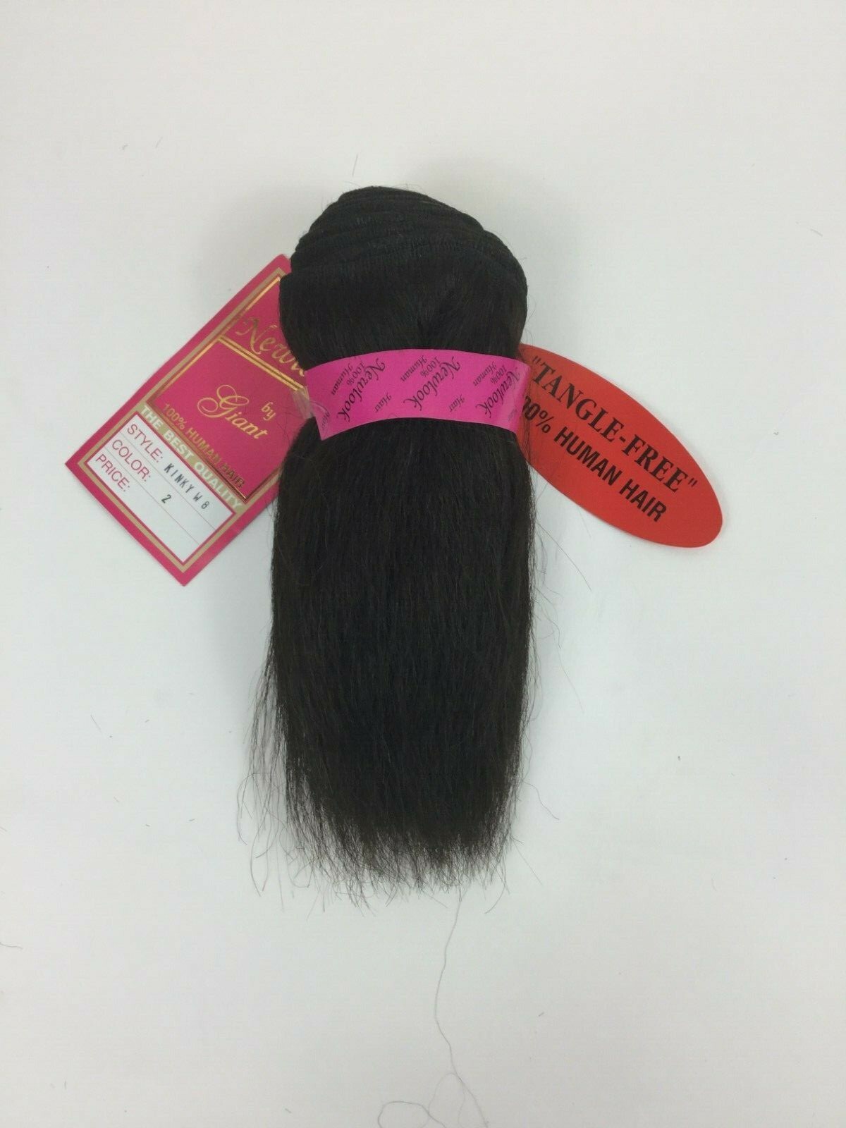 100% HUMAN HAIR Premium KINKY 8″ Weaving Weft Color Soft & Tangle Free 4oz.