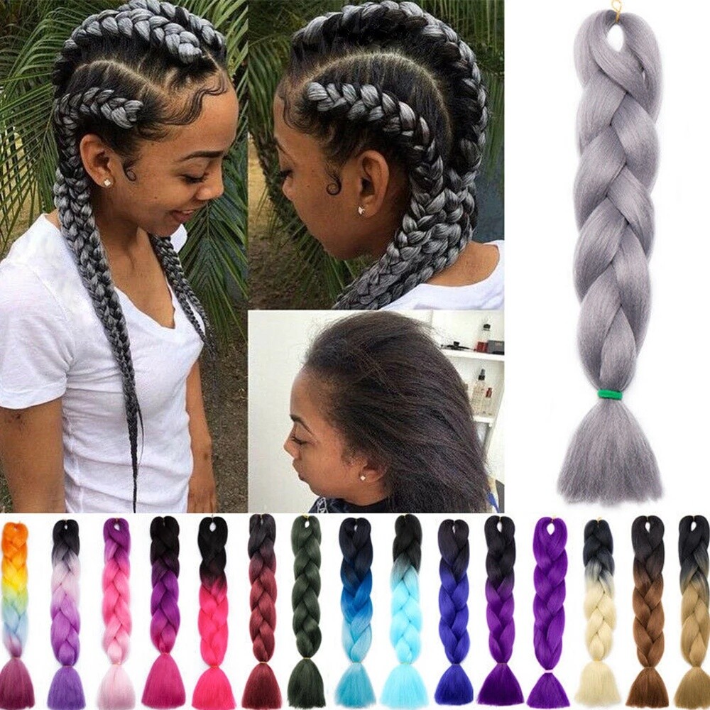 24Inch 100g Braiding Hair Extension Crotchet Braids Synthetic Hair Extenisons