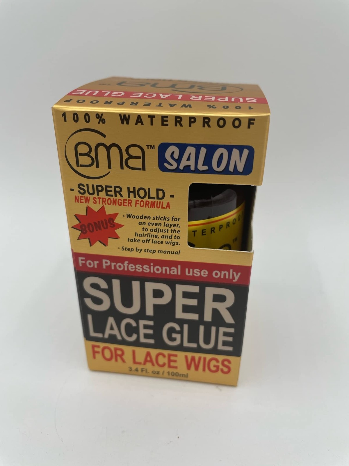 Blue Moon Beauty Bmb Super Lace Glue For Lace Front Wigs Super Hold 3.4 Oz