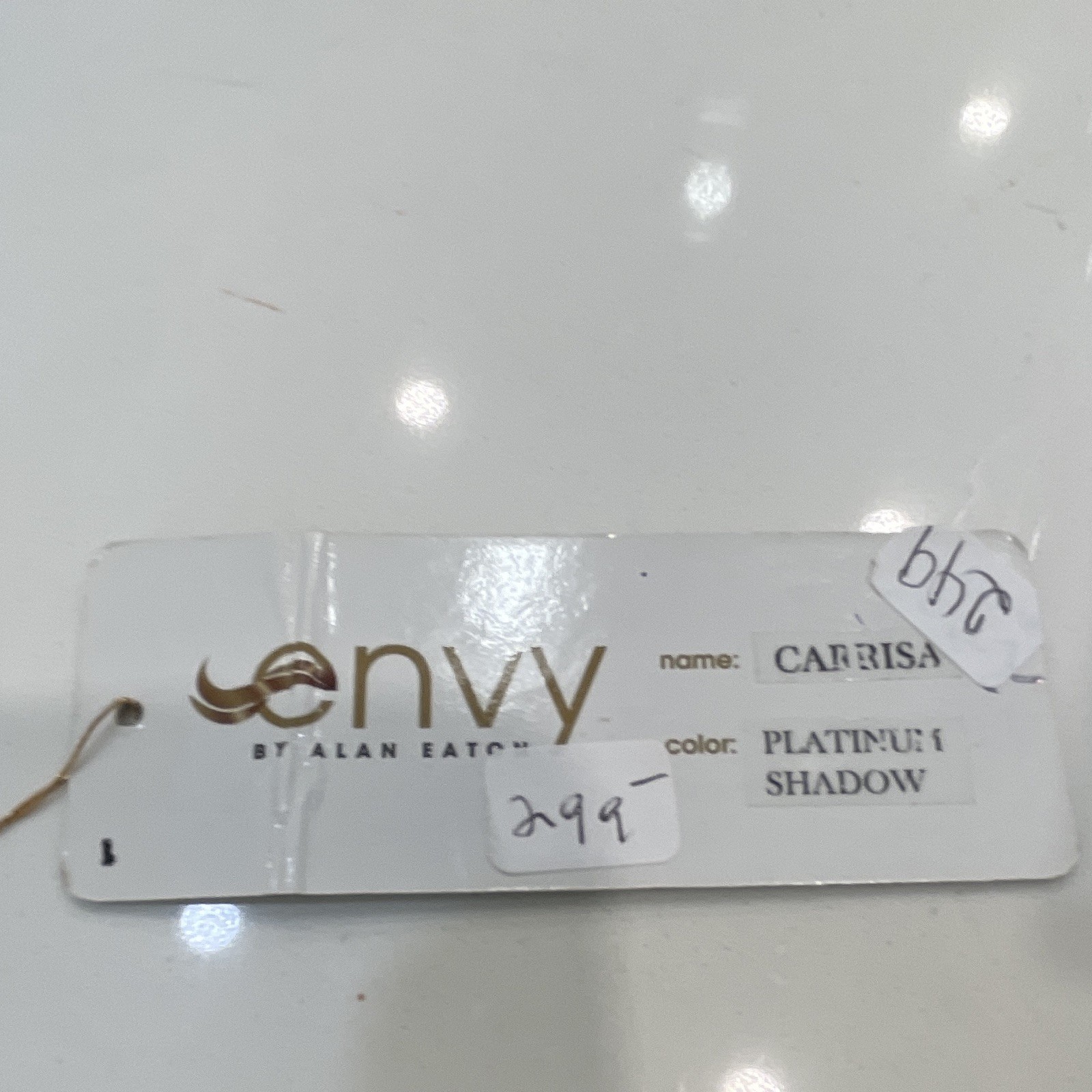 Envy by Alan Eaton Carrisa Synthetic Layered Bob Wig Classic Cap Platinum Root