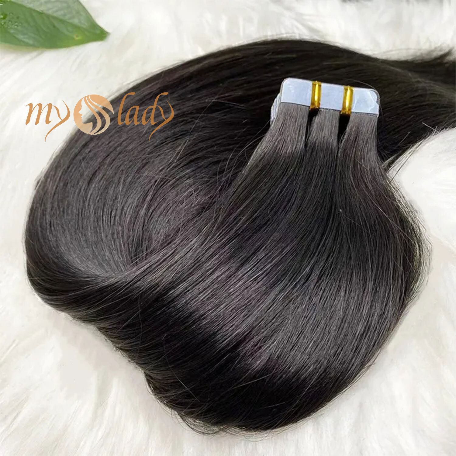 THICK 100G Tape In 100% Remy Human Hair Extensions Skin Weft FULL HEAD Blonde US