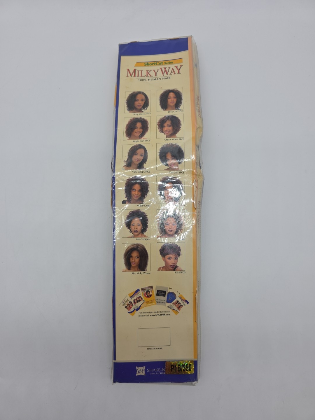 Milky Way 100% Human Hair Water Deep 8 Color P1B/350