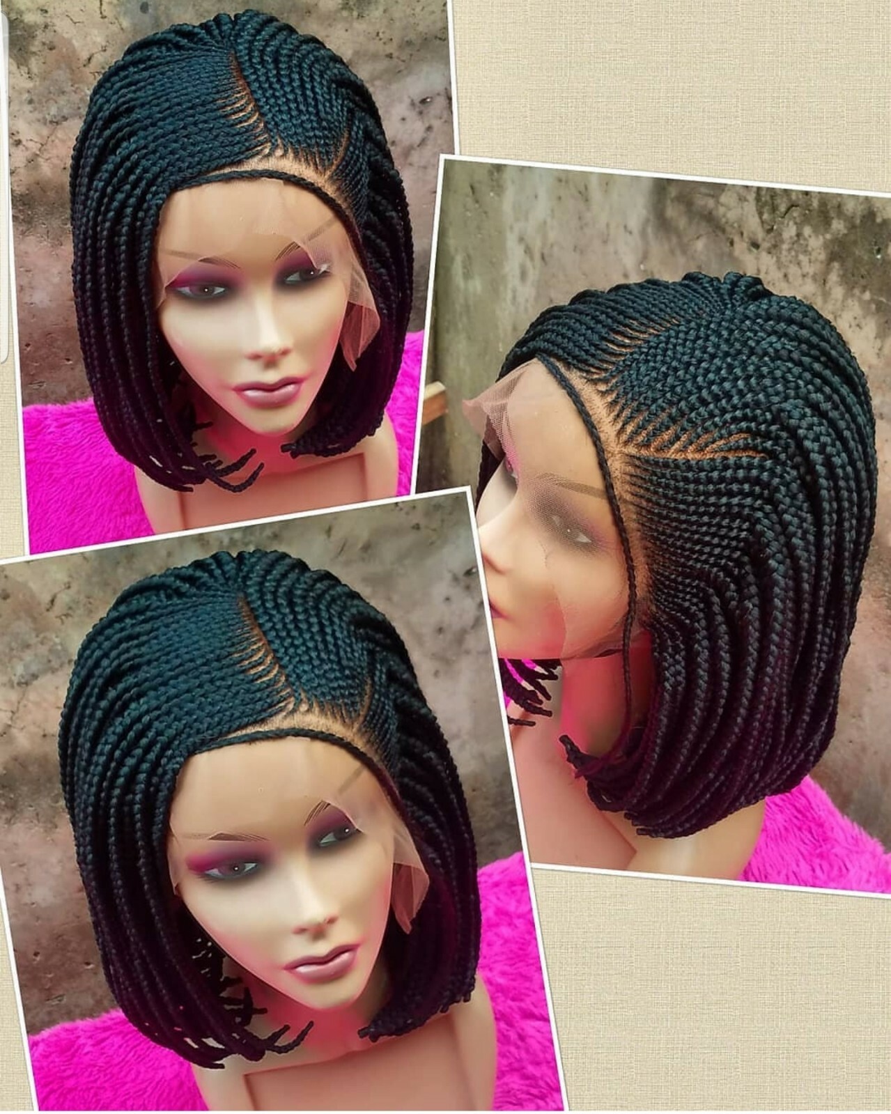 Handmade Custom Lemonade Braids Cornrows,PRE-ORDER ONLY.2-3WEEKS. Location USA