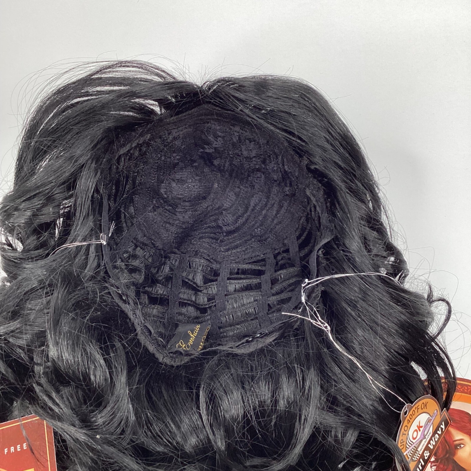 Camilla #1 Jet Black Feather Flip Wig Classic Cap Synthetic Adjustable