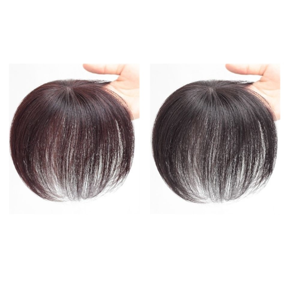 Silk Base Straight Clip In Human Hair Toppers For Loss Thin Hair Top Replacement