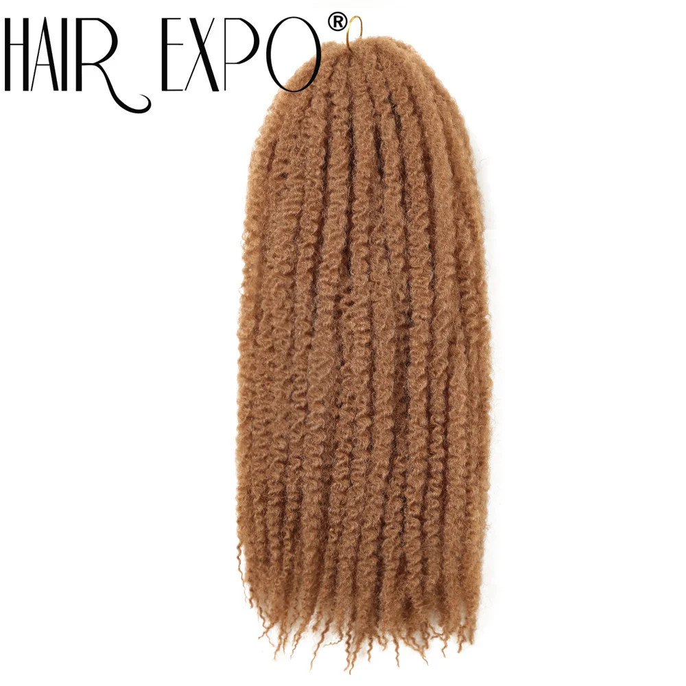 18 Inch Ombre Marley Hair Synthetic Braiding Hair for Afro Kinky Twist Braiding
