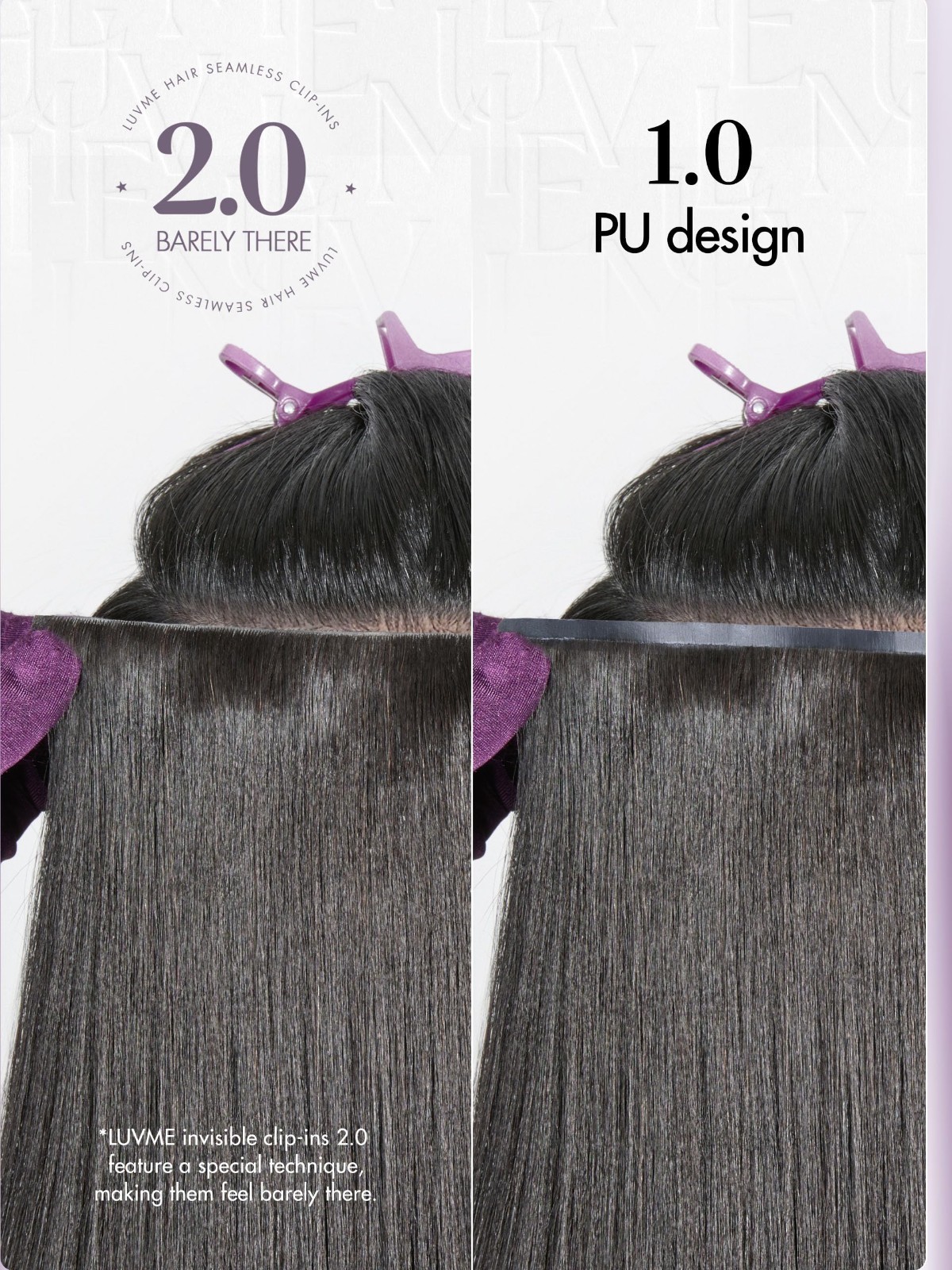 Invisible Yaki Straight Clip-In Hair Extensions, 18″ 220g, Real Human Hair, 12 P