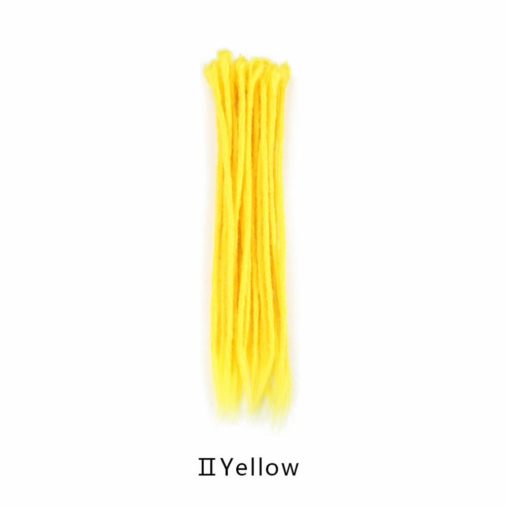 50cm Ombre Dreadlocks Extensions Crochet Braiding Hair Dreads Locs Synthetic New