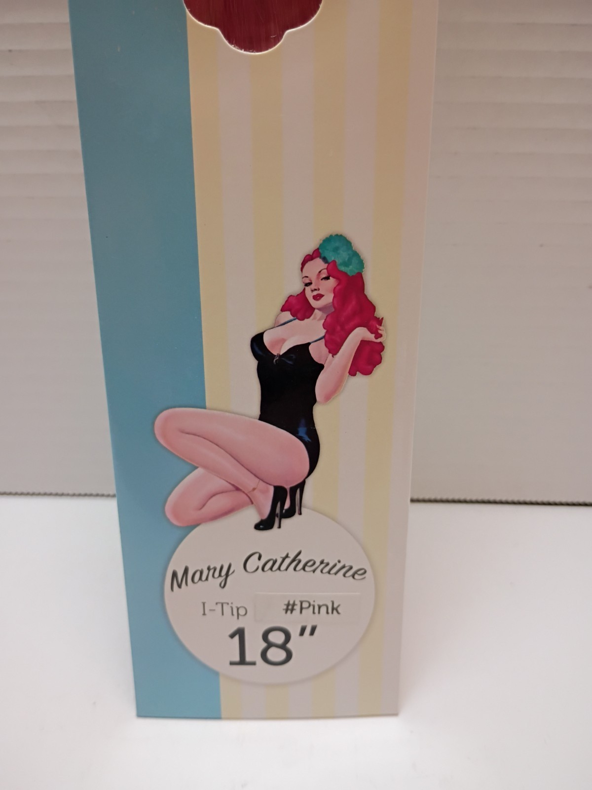 BABE i-Tip PINK MARY CATHERINE* Extensions 18″ 100% Remy Hair Straight New!